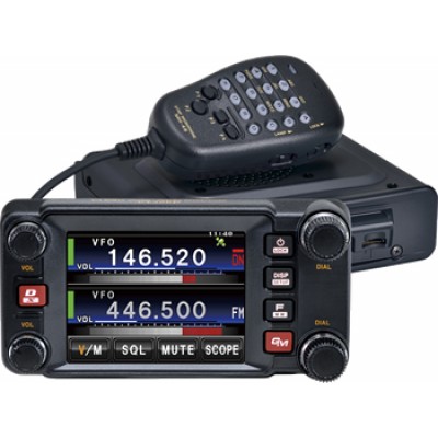 VHF-UHF Dual-band ham radio Yaesu FTM-400XDR